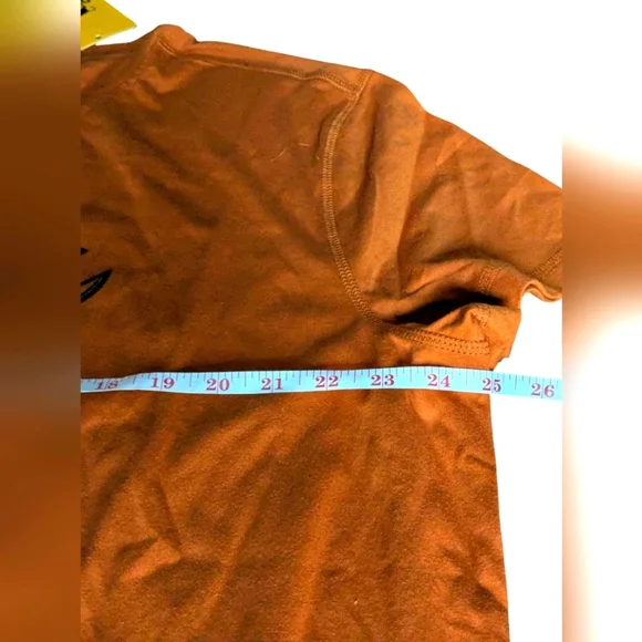 Graphic T-Shirt " Working Hard, Never Hardly Working". Orange. XL - Picture 4 of 7